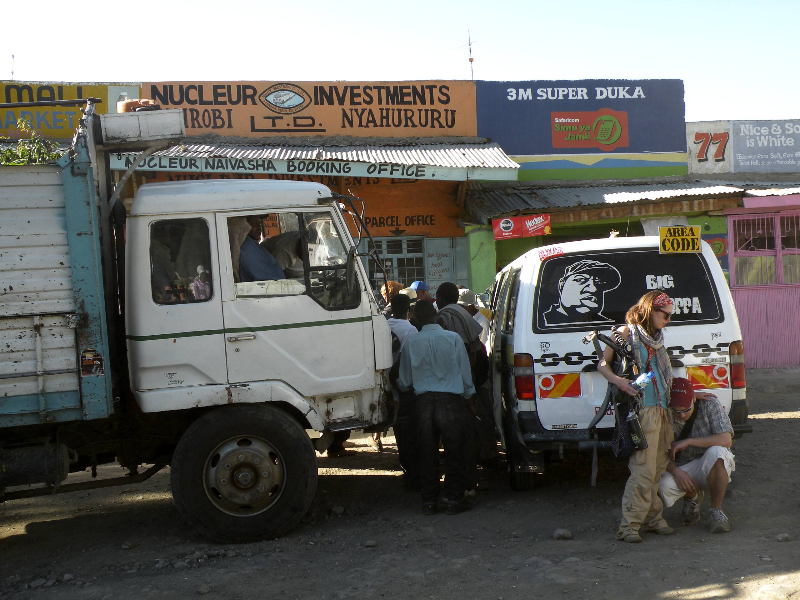Taking care of Mladen in Naivasha